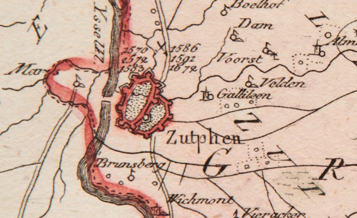 Holland - Achterhoek; Joseph von Reilly - Die Graftschaft Zutphen. - 1781-1800