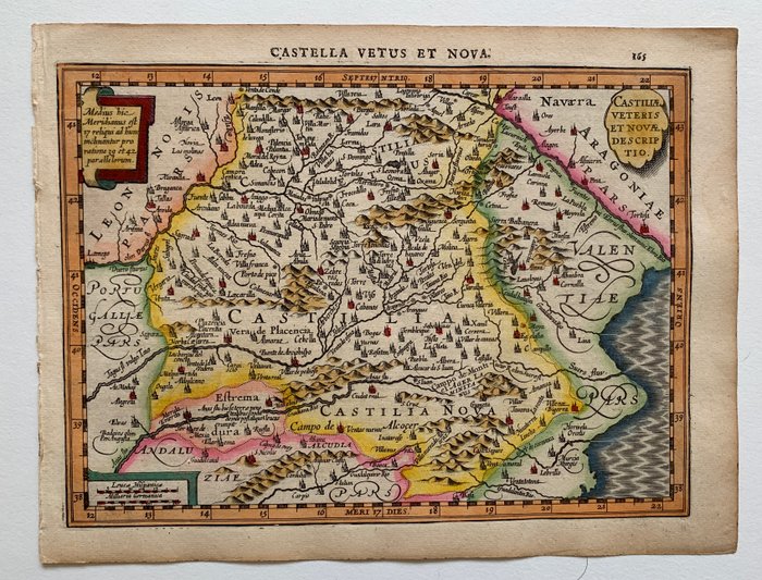 Spanien - Castilien; G. Mercator/J. Hondius/J. Cloppenburgh - Castella Vetus, Et Nova. - 1621-1650