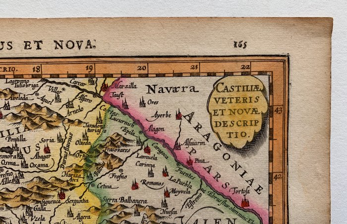 Spanien - Castilien; G. Mercator/J. Hondius/J. Cloppenburgh - Castella Vetus, Et Nova. - 1621-1650