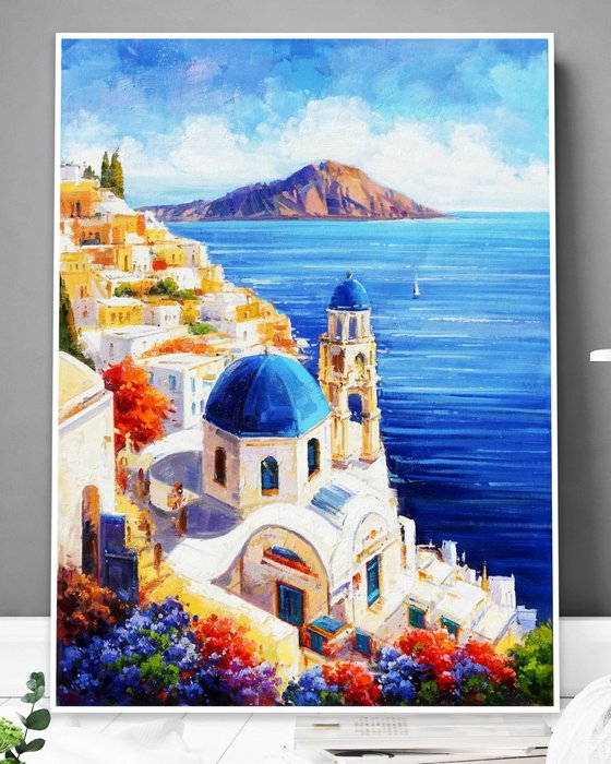 StefanoArt - Santorini Serenity