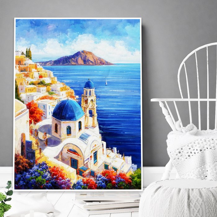 StefanoArt - Santorini Serenity