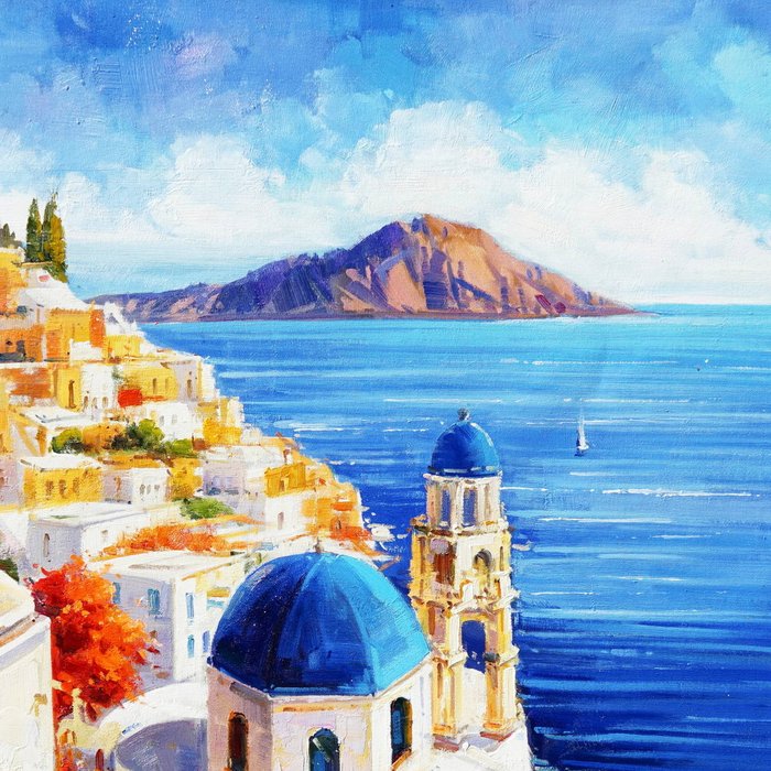 StefanoArt - Santorini Serenity