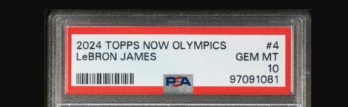 2024 Topps Now Olympic Games LeBron James #4 PSA 10 - 1 Graded card