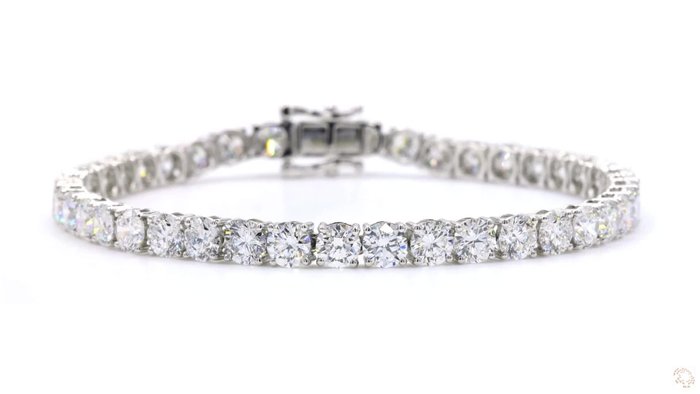 Armbånd Platin -  20.07ct. tw. Diamant (Laboratoriedyrket) - 0,50 karat hver diamant