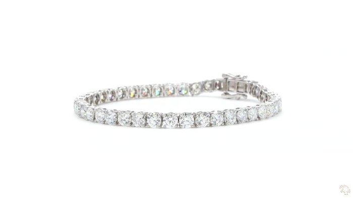 Armbånd Platin -  20.07ct. tw. Diamant (Laboratoriedyrket) - 0,50 karat hver diamant