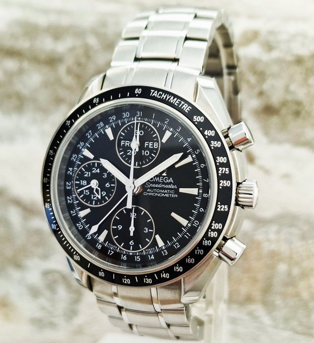 Omega - Speedmaster Day Date 40mm Automatic Chronograph - Ingen mindstepris - 3220.50 - Mænd - 2000-2010