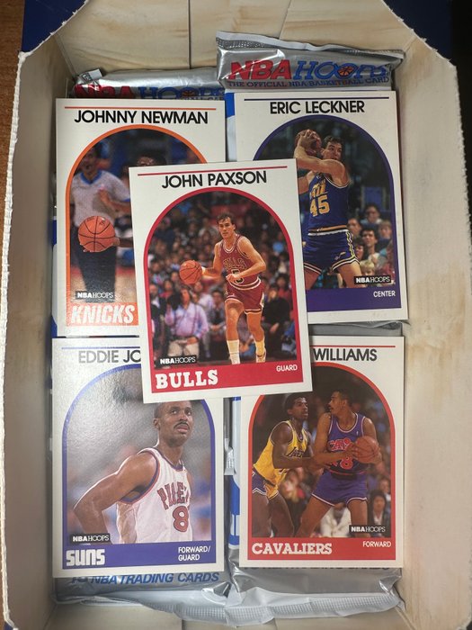 1990/91 NBA Hoops Hoops - 10 Pack - Næsten så god som ny (NM)