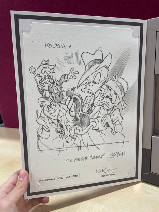 Lustiges Taschenbuch - Collectors Edition 1 - Signed Sketch Print by Kari Korhonen - 1 Comic - 2015