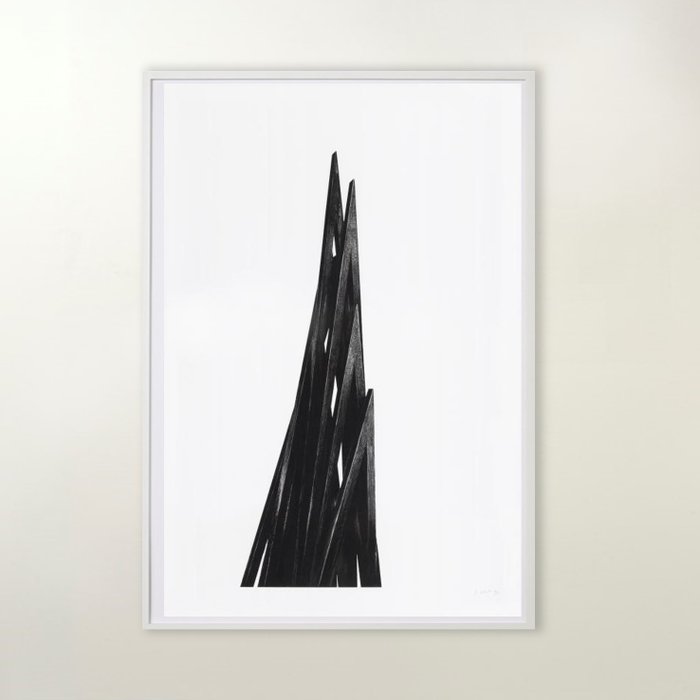 Bernar Venet - Arcs: Uneven Angles (Portfolio of 2)