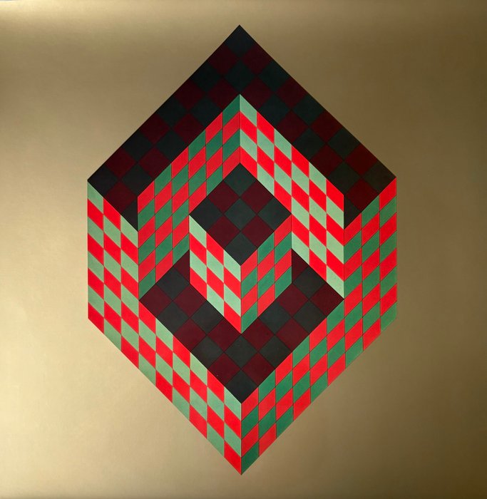 Victor Vasarely (1906-1997) - Bidim