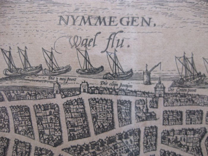 Holland - Nijmegen; Guicciardini, Ludovico - "Noviomagiu, sive Noviomagum vulgo Nimmegen ....etc." - 1601-1620