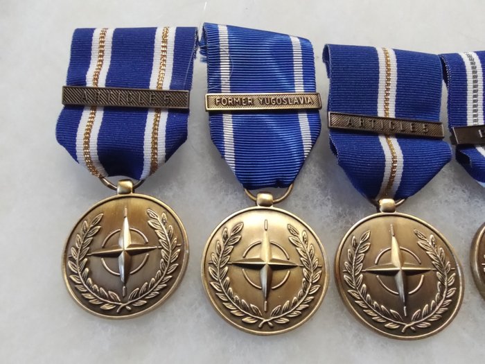 EU/Nato - Militærmedalje - Lot medaljer forskellige missioner