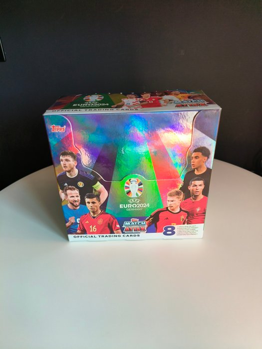 2024 Topps Match Attax UEFA 36 packs, 8 cards per pack - 1 Box - Næsten så god som ny (NM)