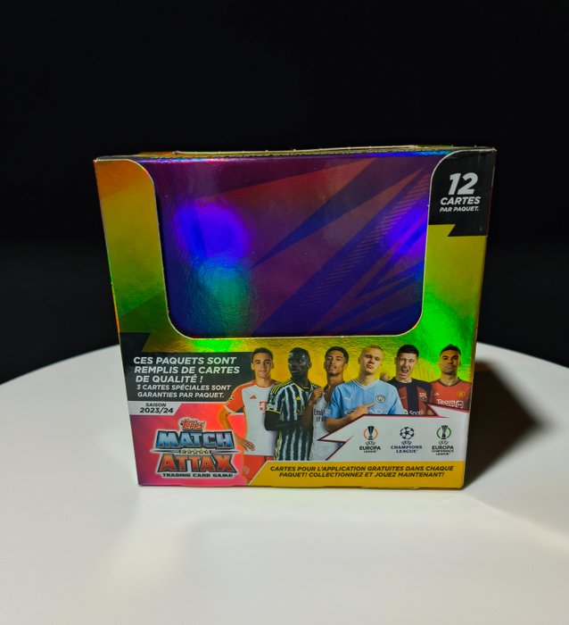 2024 Topps Match Attax UEFA 36 packs, 8 cards per pack - 1 Box - Næsten så god som ny (NM)