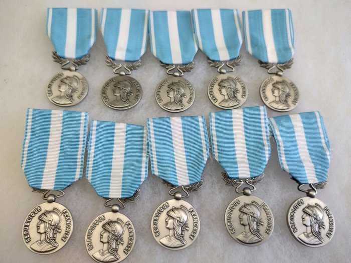 Frankrig - Militærmedalje - Masser af franske medaljer