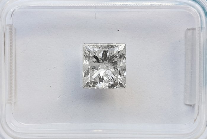 1 pcs Diamant  (Natur)  - 1.24 ct - G - I1 - International Gemological Institute (IGI)