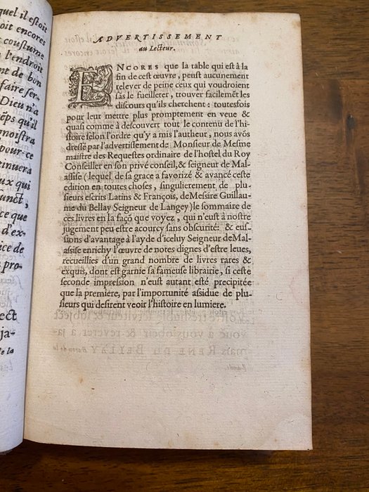 Martin Du Bellay - Les memoires de Mess. Martin du Bellay Seigneur de Langey. Contenant le discours de plusieurs choses - 1570