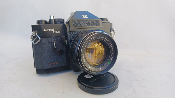 Ricoh Sears Auto/TLS + Sears auto EE F14/50mm Analogt kamera