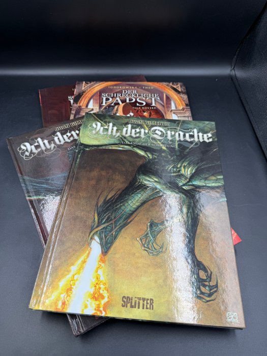 Ich, der Drache 1 + 2 / Der schreckliche Pabst 1 + 2 - Gimenez / Jodorowsky, Theo - deutsche Ausgabe - 4 Comic - 2010/2012