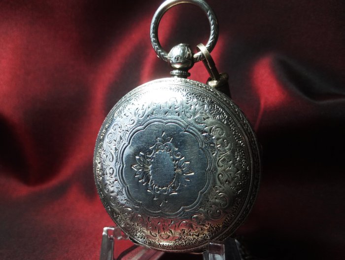 SB British Fusee - Silver Dial - pocket watch No Reserve Price - 1850-1900