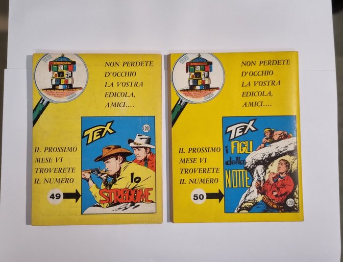 Tex nn. 48, 49 - 2 Comic - Første udgave - 1964