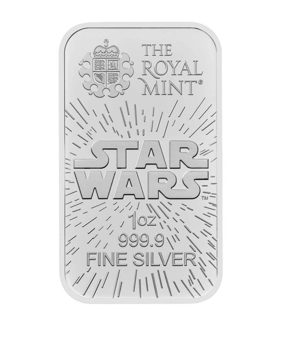 Verden. Silver bar 2024 Star Wars - Light Side Jedi, 1 Oz (.999)  (Ingen mindstepris)