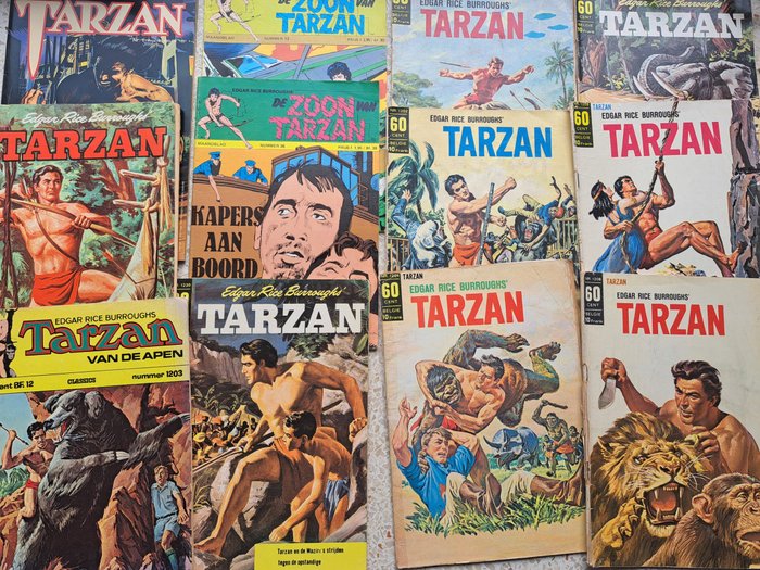 tarzan korak - Tarzan/Korak classics - Diverse nummers - zie beschrijving - 125 Album - Første udgave - 1966/1981