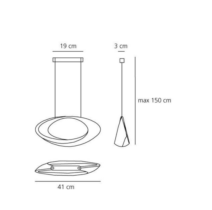 Artemide - Eric solé - Lampe - Cabildo led affjedring - Metal