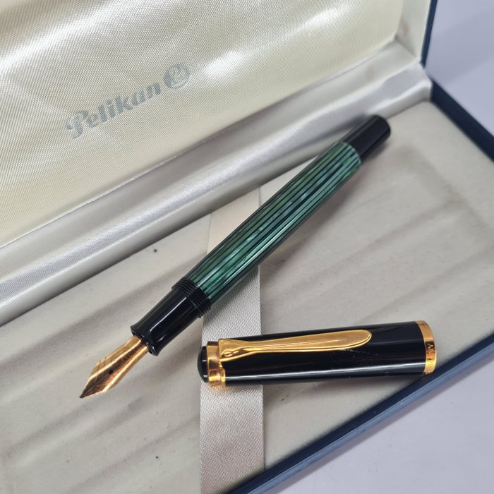 Pelikan - M400 "W-Germany" - 14k gold nib (B) - Box - 1980's - Fyldepen