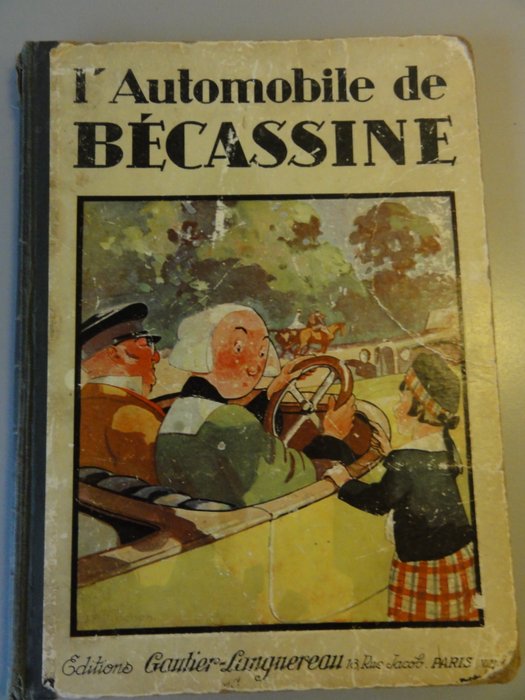 Bécassine T14 - L'Automobile de Bécassine - C - 1 Album - Første udgave - 1927