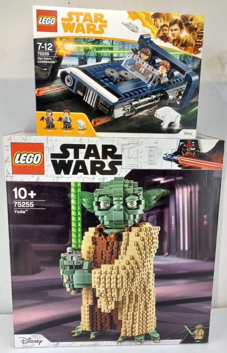 Lego - Star Wars - 75255 Yoda / 75209 Han Solo's Landspeeder