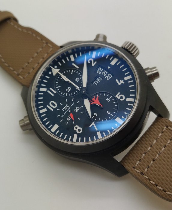 IWC - Pilot's Watch Double Chronograph Edition Top Gun - IW379901 - Mænd - 2011-nu