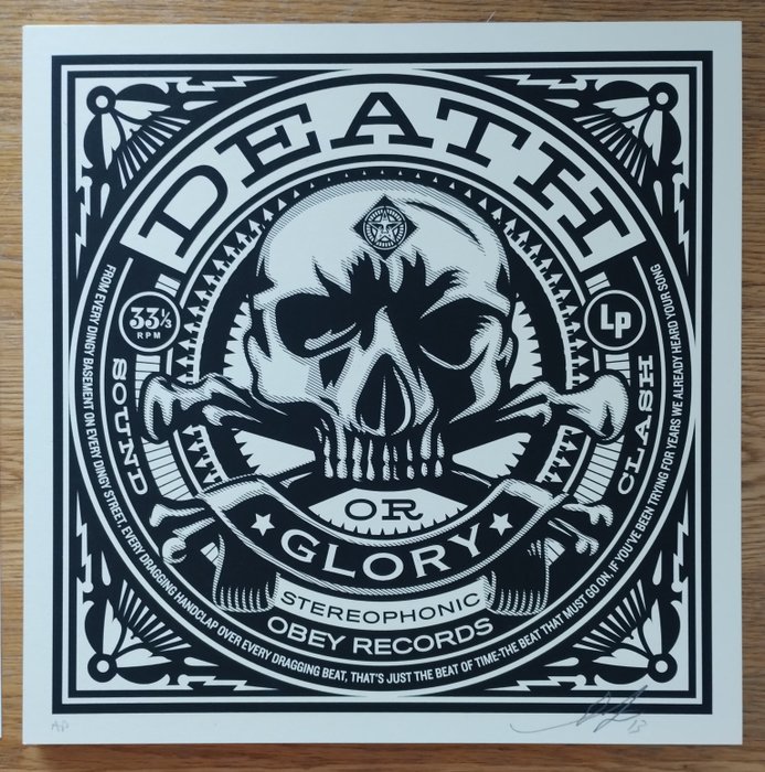 Shepard Fairey (OBEY) (1970) - Death or Glory (artist proof)