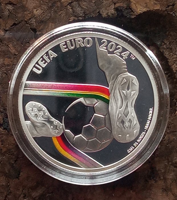 Portugal. 2 Euro / 5 Euro 2024 "UEFA Euro 2024" + "Equipa Olimpica Portugal" (2 moedas) Proof