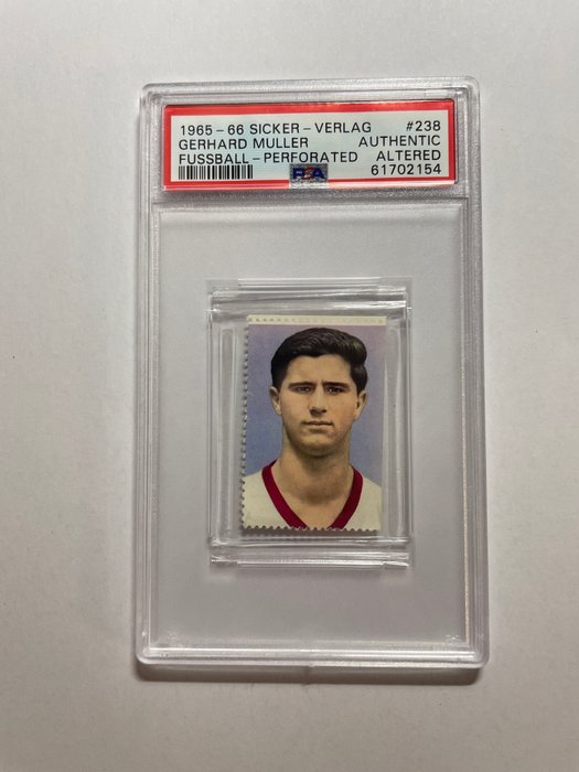 1965/66 - Sicker-Verlag - Fussball Bundesliga - Gerd Müller - #238 Rookie - 1 Graded card - PSA Authentic