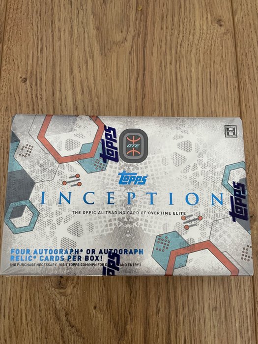 2023 Topps Inception Overtime Elite 4 NBA autographs 4 autographs card per box! - 1 Sealed box - Næsten så god som ny (NM)