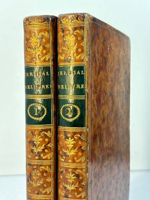 Torquato Tasso dit Le Tasse / Charles-François Lebrun / Gravelot - ‎Jérusalem délivrée poëme du Tasse  Traduit par Lebrun - 1793