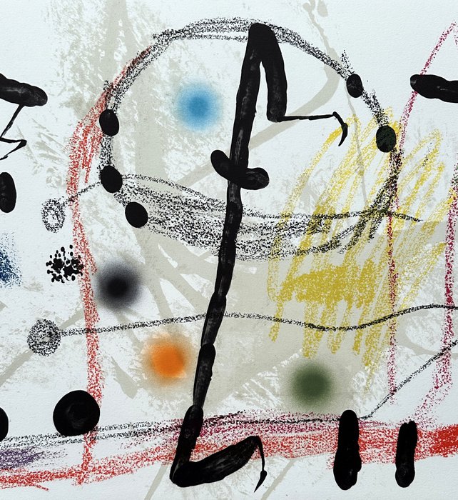 Joan Miro (1893-1983) - Composition surréaliste