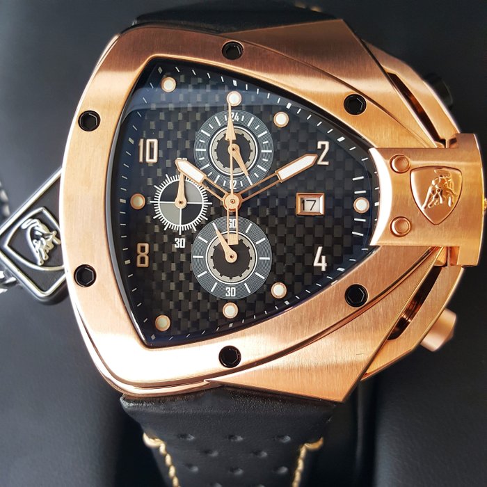 Lamborghini - SPYDER - Gold - Chronograph - Strong - Mænd - Ny