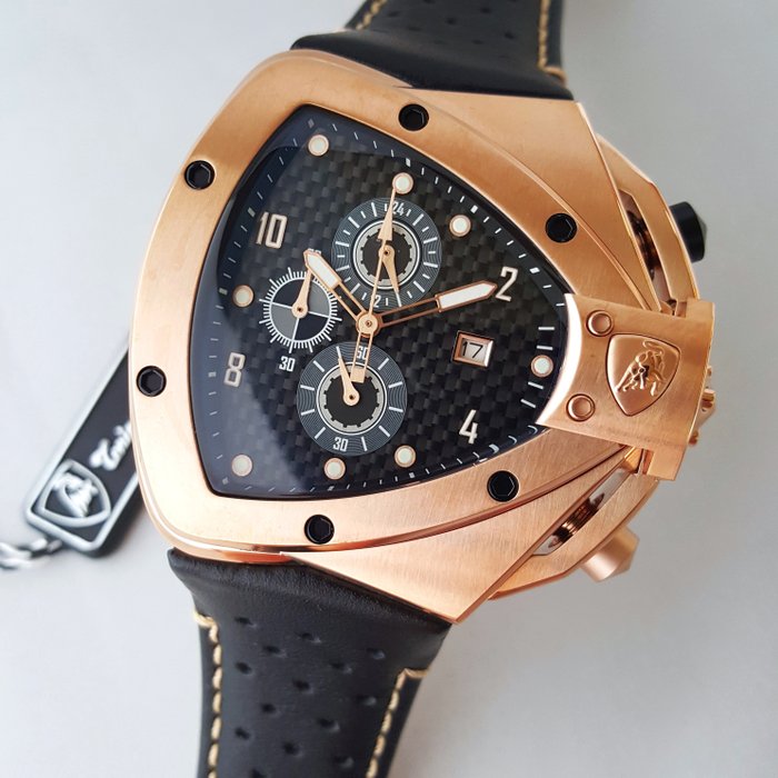 Lamborghini - SPYDER - Gold - Chronograph - Strong - Mænd - Ny