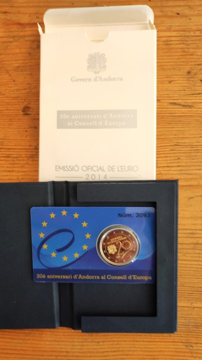 Andorra Proof Set / 2 Euro 2014/2021 (3 items) Proof