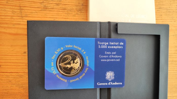 Andorra Proof Set / 2 Euro 2014/2021 (3 items) Proof