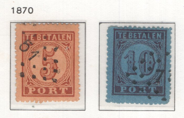 Holland 1870/2016 - Indsamling af frimærker og frimærker - NVPH P1/P106 + BZ1/BZ42