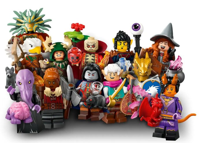 Lego - Minifigurer - 71047 - Lego 71047 Complete serie (12) Dungeon and Dragons Release 1 september 2024 - Holland