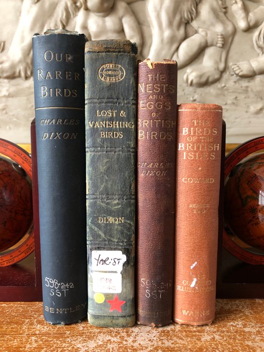 Charles Dixon - T.A. Coward. - Our Rarer Birds, The best  Eggs of British birds, Lost  Vanishing Birds  The Birds of the British - 1888-1943