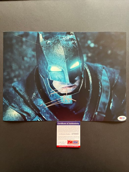 Batman v Superman, Ben Affleck - Signed in Person - with PSA/DNA Certificate - Autograph, photo - No Reserve!