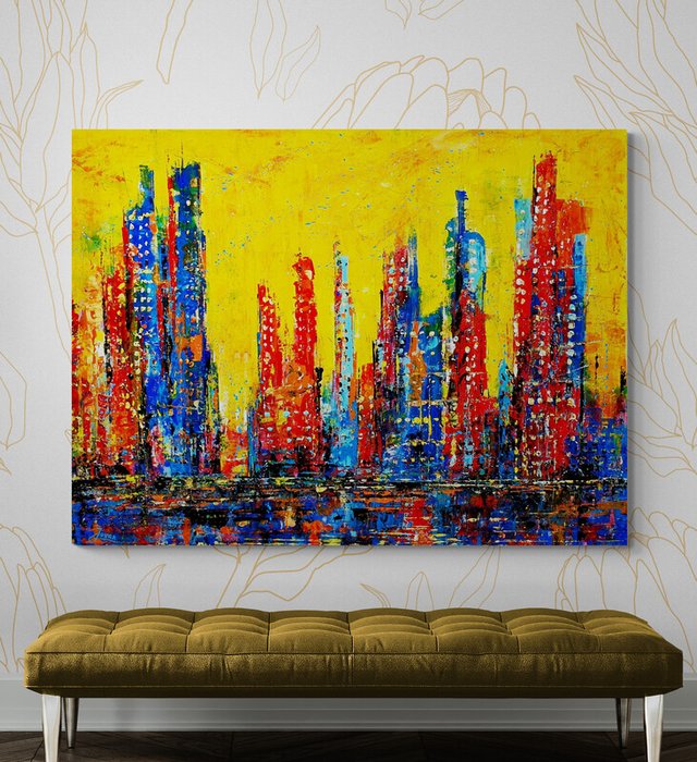 Jovan Srijemac (1962) - Abstract Big City - XXL