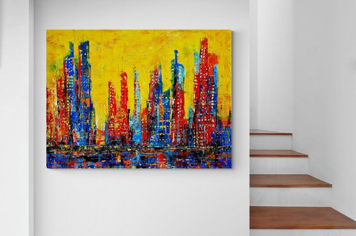 Jovan Srijemac (1962) - Abstract Big City - XXL