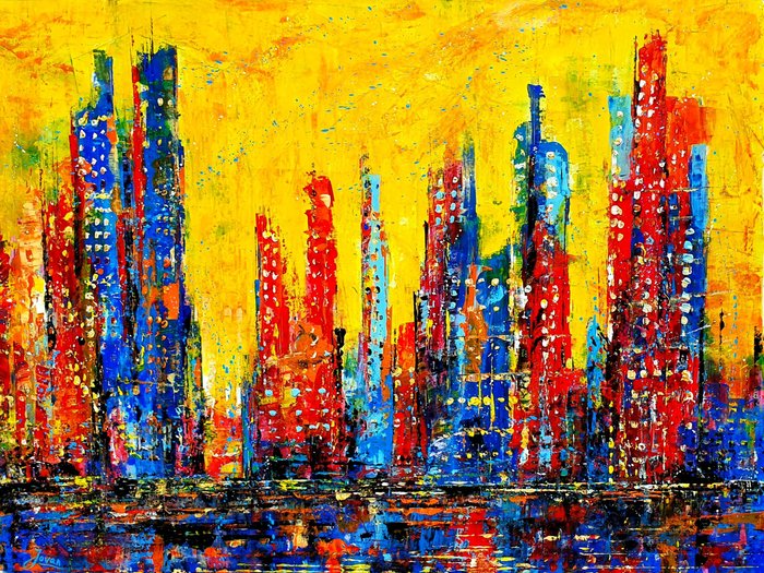 Jovan Srijemac (1962) - Abstract Big City - XXL