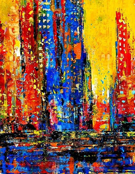 Jovan Srijemac (1962) - Abstract Big City - XXL